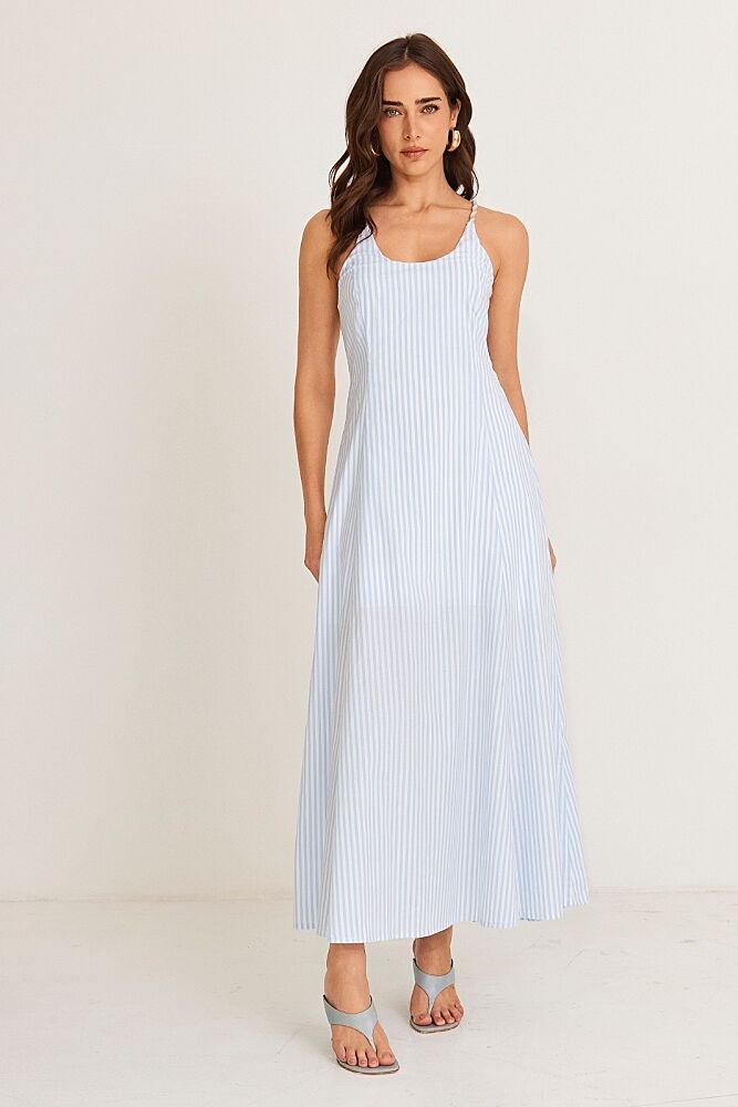 Coastal Stripe Dress Nomae - foto 9