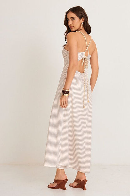 Coastal Stripe Dress Nomae - foto 6