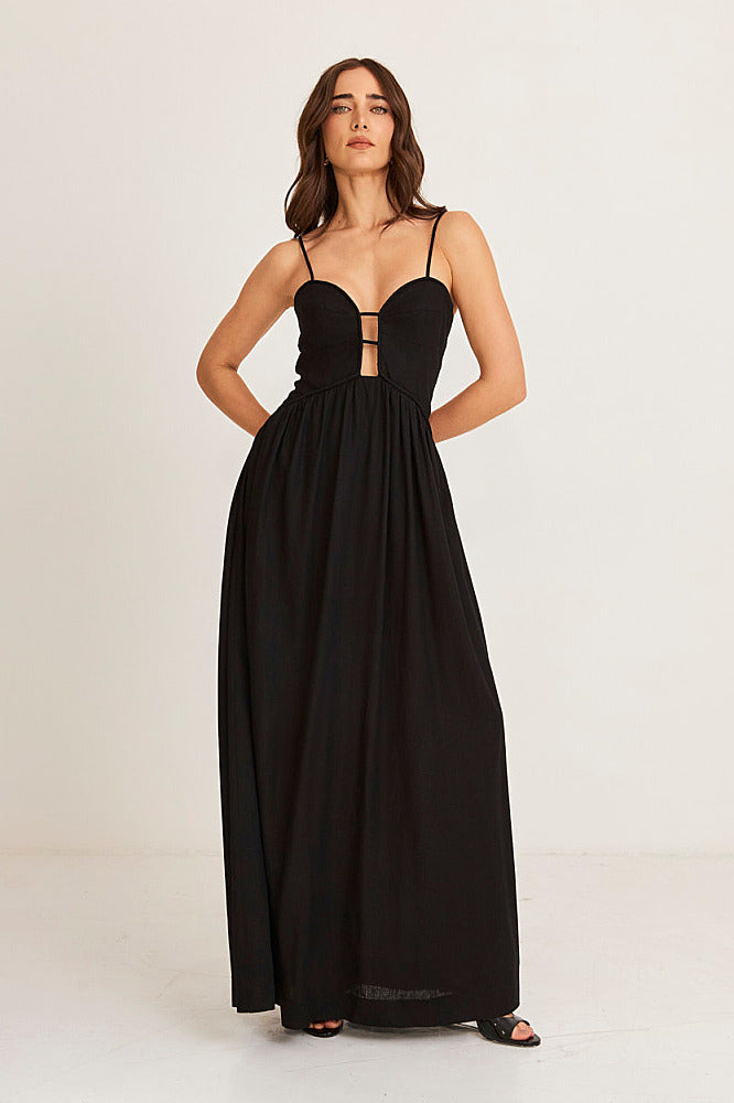 Eclipse Linen Dress Nomae - foto 10
