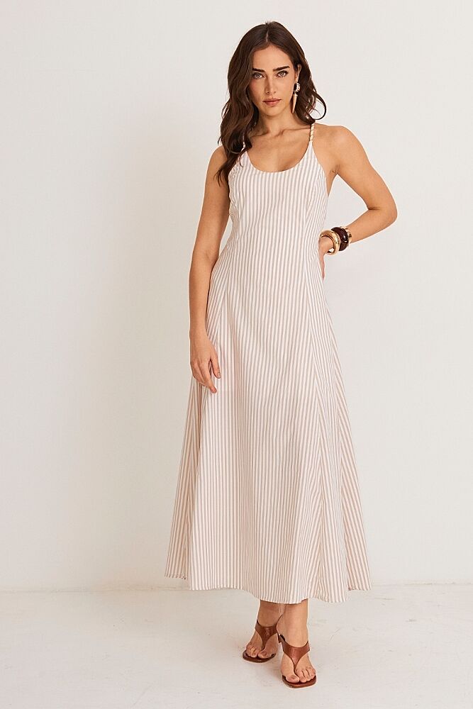 Coastal Stripe Dress Nomae - foto 5