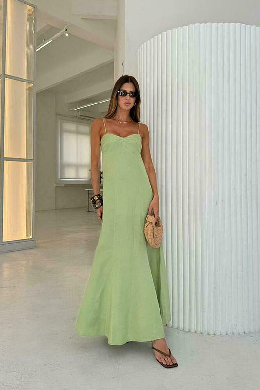 Areia Linen Dress Nomae - foto 2