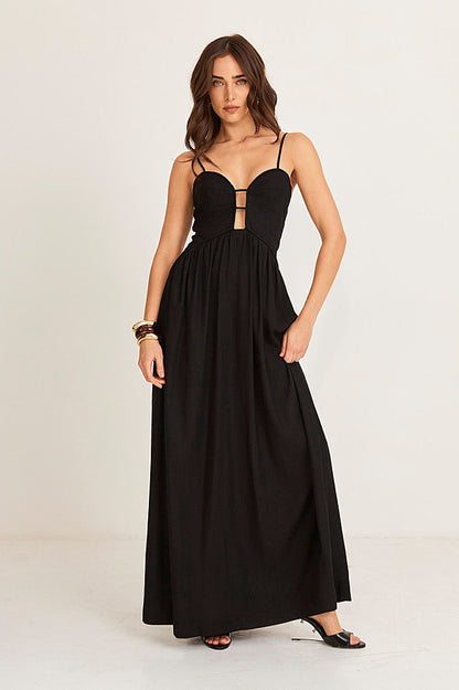 Eclipse Linen Dress Nomae - foto 4