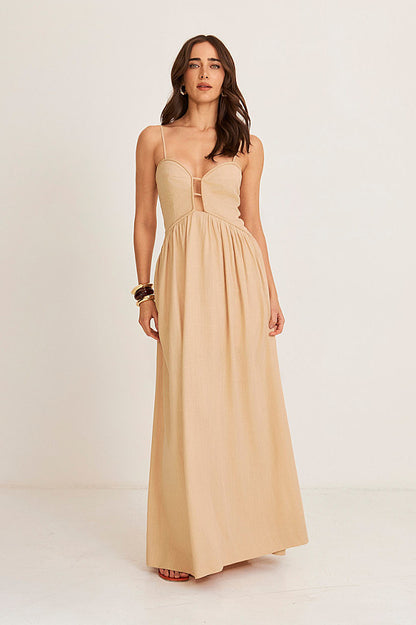 Eclipse Linen Dress Nomae - foto 9