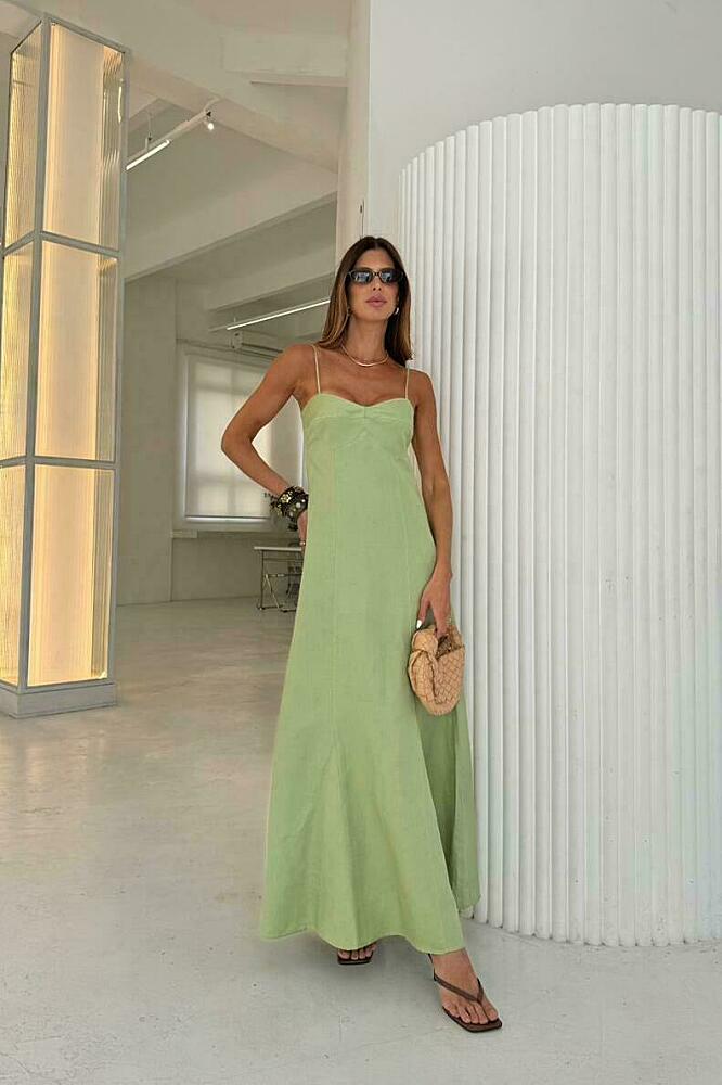 Areia Linen Dress Nomae - foto 1